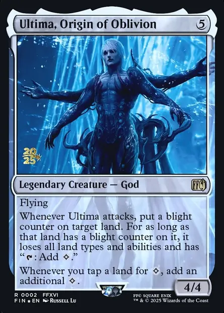 Ultima, Origin of Oblivion, Magic card PFIN 2s — Final Fantasy Promos set