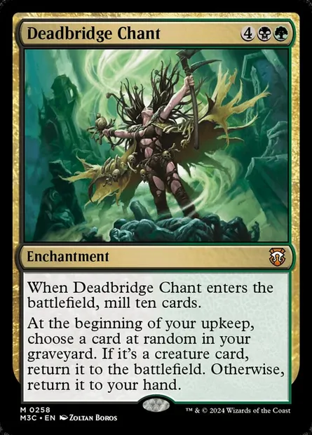 Deadbridge Chant, Magic card M3C 258 — Modern Horizons 3 Commander set