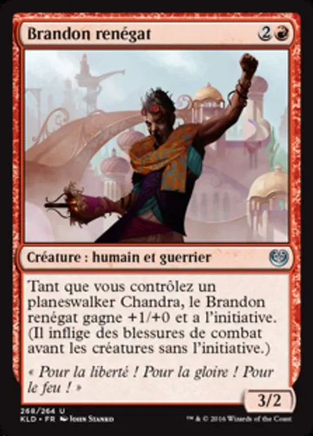 Brandon renégat, carte Magic KLD 268 — extension Kaladesh