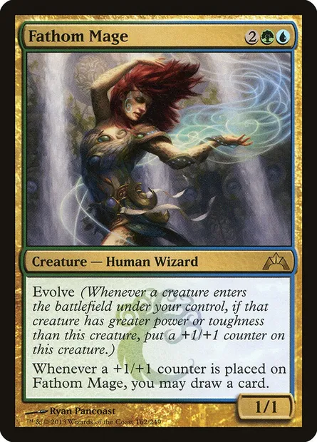 Fathom Mage, Magic card GTC 162 — Gatecrash set
