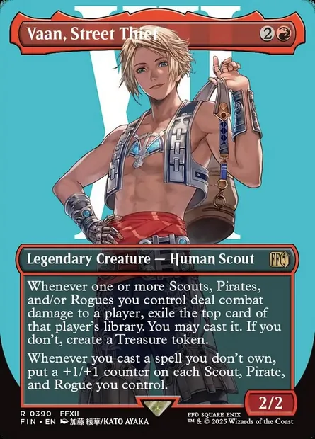 Vaan, Street Thief, Magic card FIN 390 — Final Fantasy set