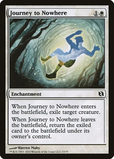 Journey to Nowhere, Magic card DDF 23 — Duel Decks: Elspeth vs. Tezzeret set