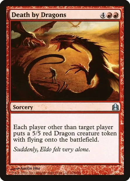 Death by Dragons, Magic card CMD 118 — Commander 2011 set