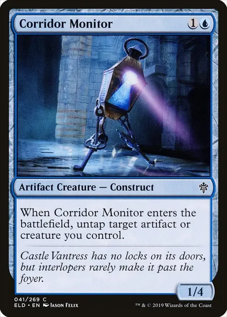 Corridor Monitor, Magic card ELD 41 — Throne of Eldraine set