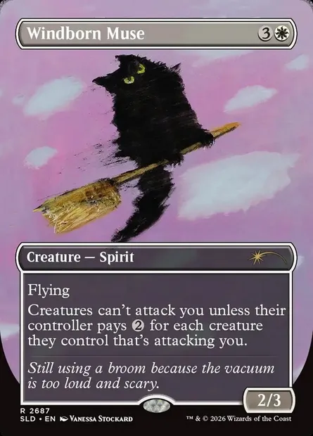 Windborn Muse, Magic card SLD 2687 — Secret Lair Drop set