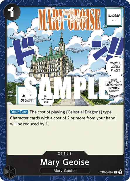 Mary Geoise, One Piece card OP05-097 — AWAKENING OF THE NEW ERA set