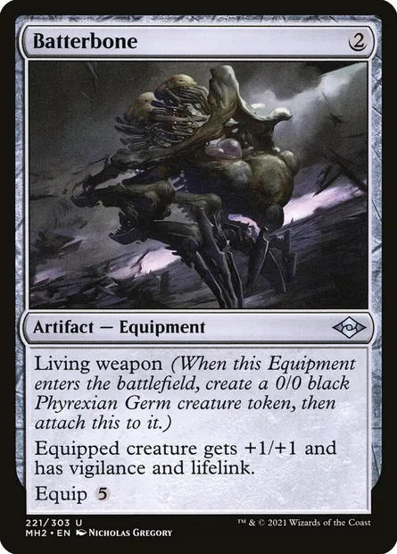 Batterbone, Magic card MH2 221 — Modern Horizons 2 set