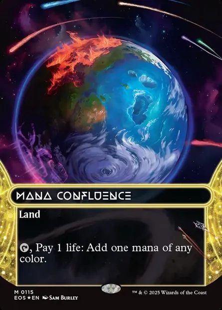 Confluence de mana, carte Magic EOS 115 — extension Edge of Eternities: Stellar Sights