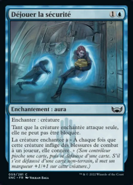 Déjouer la sécurité, carte Magic SNC 59 — extension Les rues de la Nouvelle-Capenna