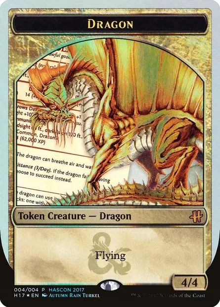 Dragon, carte Magic H17 4 — extension HasCon 2017