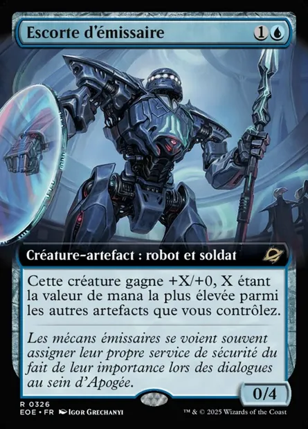Escorte d'émissaire, carte Magic EOE 326 — extension Edge of Eternities