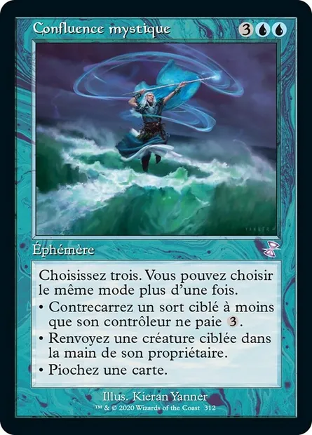 Confluence mystique, carte Magic TSR 312 — extension Spirale Temporelle Remastered