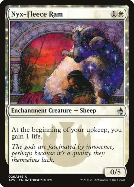 Bélier à toison de Nyx, carte Magic A25 26 — extension Masters 25