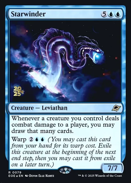 Starwinder, Magic card PEOE 79s — Edge of Eternities Promos set