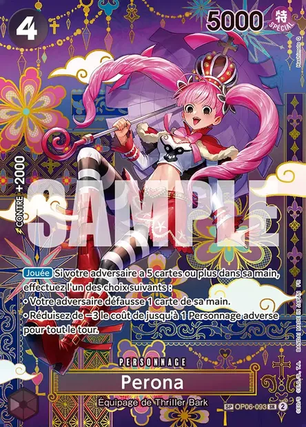 Perona, carte One Piece OP06-093 — extension ONE PIECE CARD THE BEST