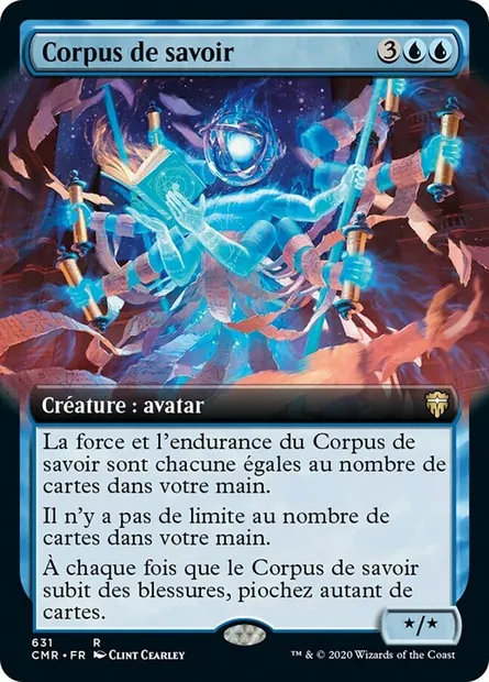 Corpus de savoir, carte Magic CMR 631 — extension Commander Legends