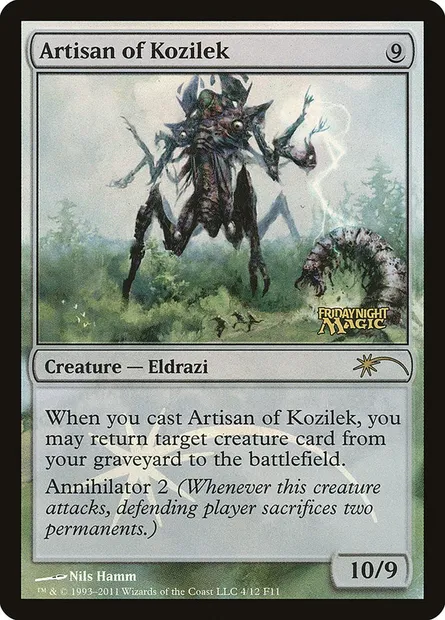 Artisan of Kozilek, Magic card F11 4 — Friday Night Magic 2011 set