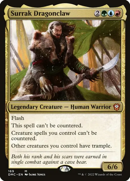 Surrak Dragonclaw, Magic card DMC 169 — Dominaria United Commander set