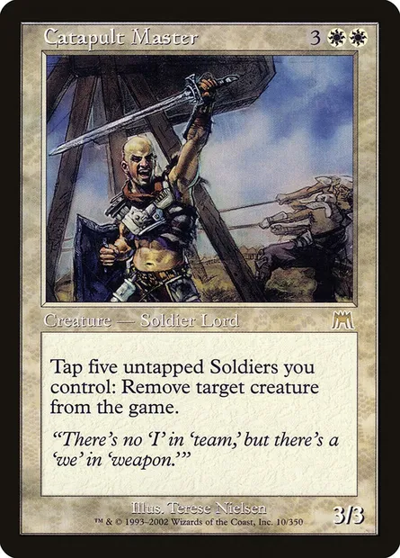 Catapult Master, Magic card ONS 10 — Onslaught set