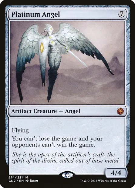 Platinum Angel, Magic card CN2 214 — Conspiracy: Take the Crown set