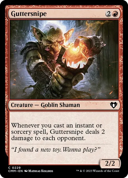 Guttersnipe, Magic card CMM 229 — Commander Masters set