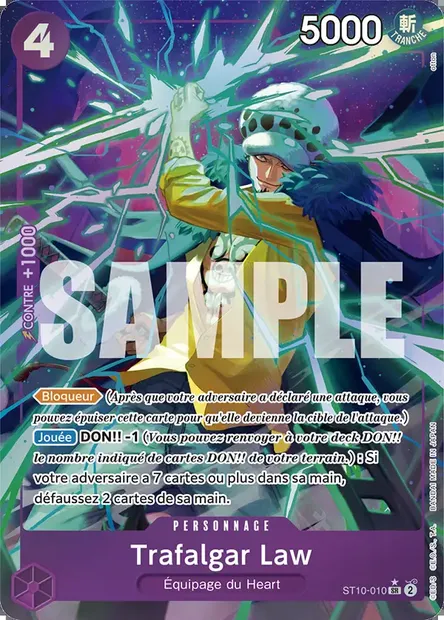 Trafalgar Law, carte One Piece ST10-010 — extension The Three Captains