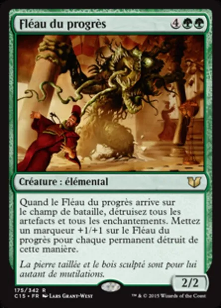 Fléau du progrès, carte Magic C15 175 — extension Commander 2015