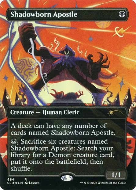 Shadowborn Apostle, Magic card SLD 684 — Secret Lair Drop set