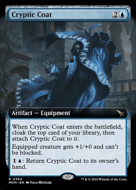 Cryptic Coat, Magic card MKM 394 — Murders at Karlov Manor set