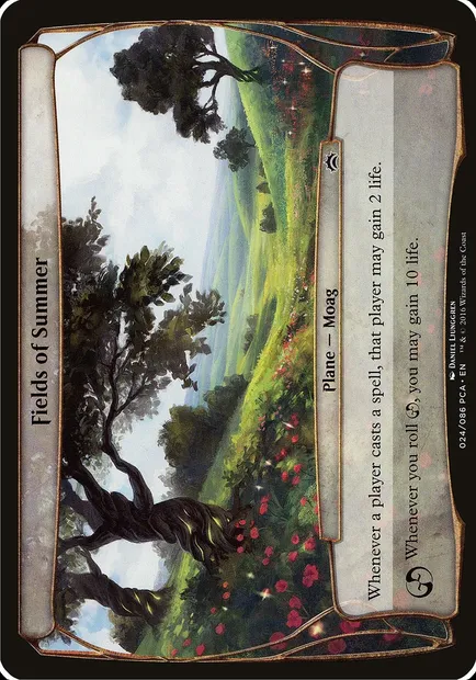 Champs d'Été, carte Magic OPCA 24 — extension Planechase Anthology Planes