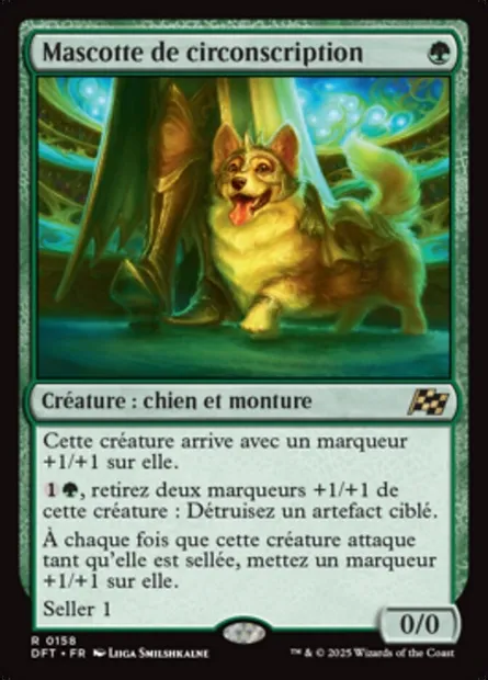 Mascotte de circonscription, carte Magic DFT 158 — extension Aetherdrift