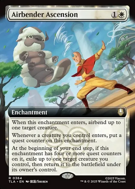 Airbender Ascension, Magic card TLA 364 — Avatar: The Last Airbender set