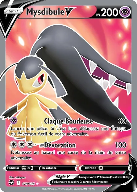Mysdibule V, carte Pokémon SIT 178 — extension Tempête Argentée