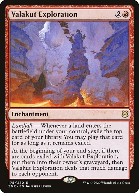 Valakut Exploration, Magic card ZNR 175 — Zendikar Rising set