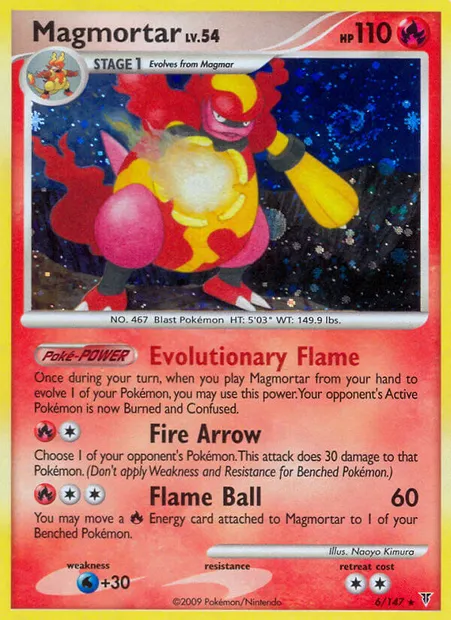 Magmortar, Pokémon card SV 6 — Supreme Victors set