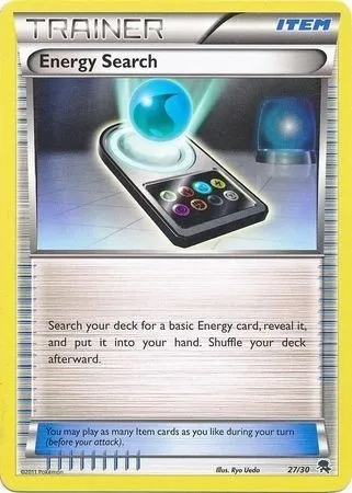 Recherche d'énergie, carte Pokémon TK5Z 027 — extension BW Trainer Kit Zoroark