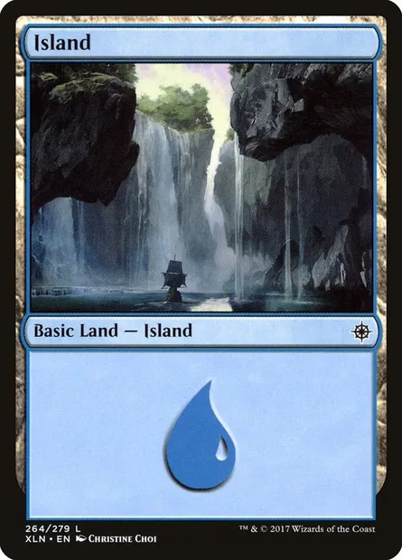 Island, Magic card XLN 264 — Ixalan set