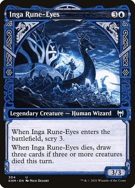 Inga Rune-Eyes, Magic card KHM 304 — Kaldheim set