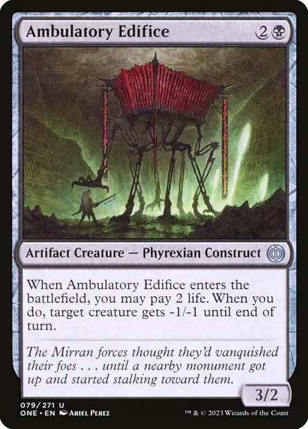 Ambulatory Edifice, Magic card ONE 79 — Phyrexia: All Will Be One set