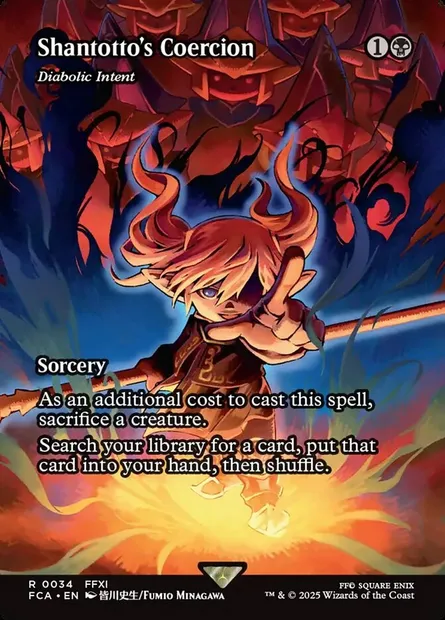 Diabolic Intent, Magic card FCA 34 — Final Fantasy: Through the Ages set