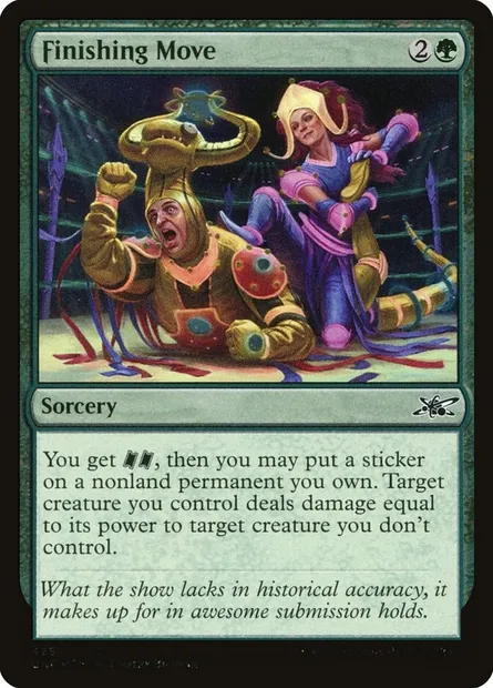 Finishing Move, carte Magic UNF 425 — extension Unfinity