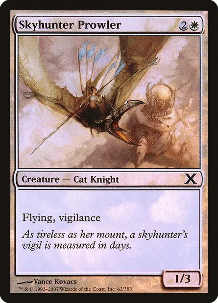 Skyhunter Prowler, Magic card 10E 42★ — Tenth Edition set