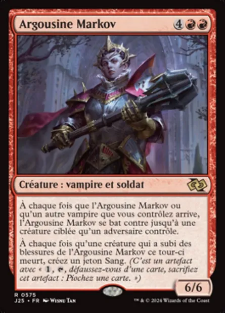 Argousine Markov, carte Magic J25 575 — extension Foundations Jumpstart