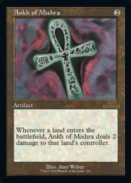Ankh de Mishra, carte Magic 30A 523 — extension 30th Anniversary Edition