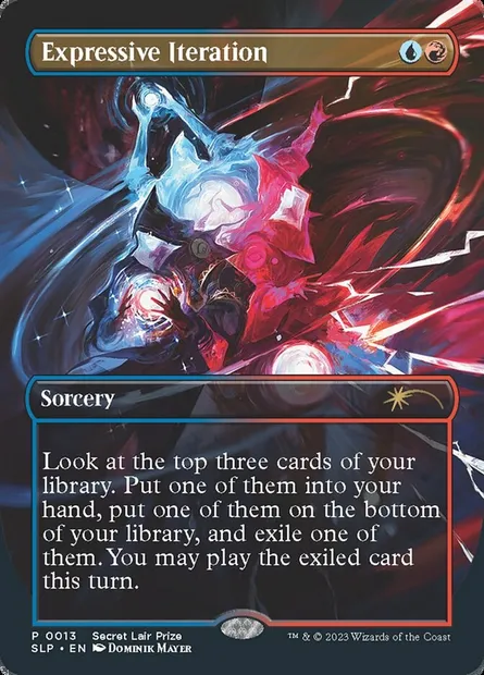 Itération expressive, carte Magic SLP 13 — extension Secret Lair Promo