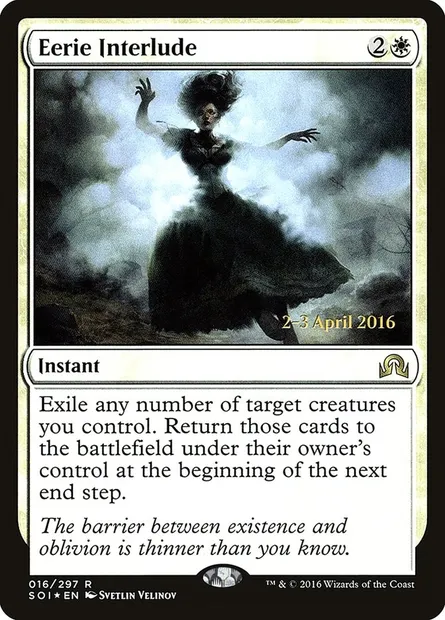 Eerie Interlude, Magic card PSOI 16s — Shadows over Innistrad Promos set