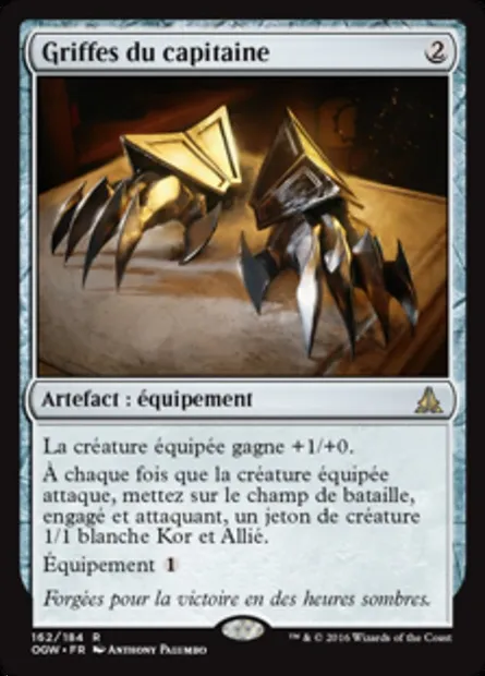 Griffes du capitaine, carte Magic OGW 162 — extension Le serment des Sentinelles