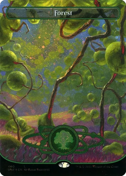 Forêt, carte Magic UNF 490 — extension Unfinity