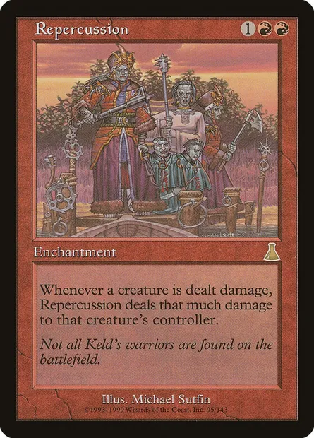 Repercussion, Magic card UDS 95 — Urza's Destiny set