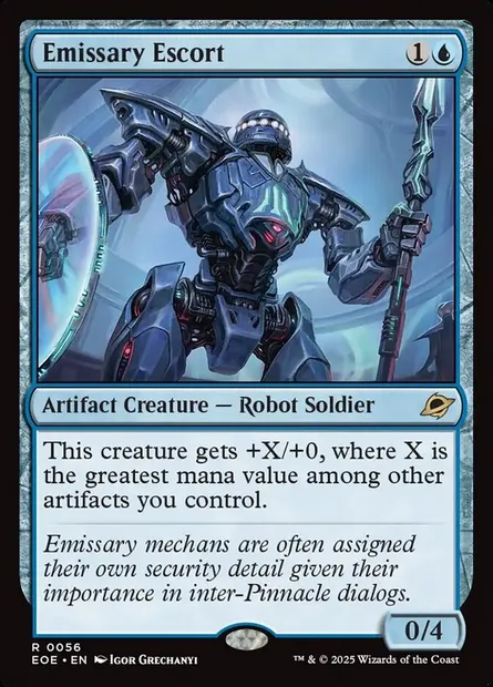 Emissary Escort, Magic card EOE 56 — Edge of Eternities set